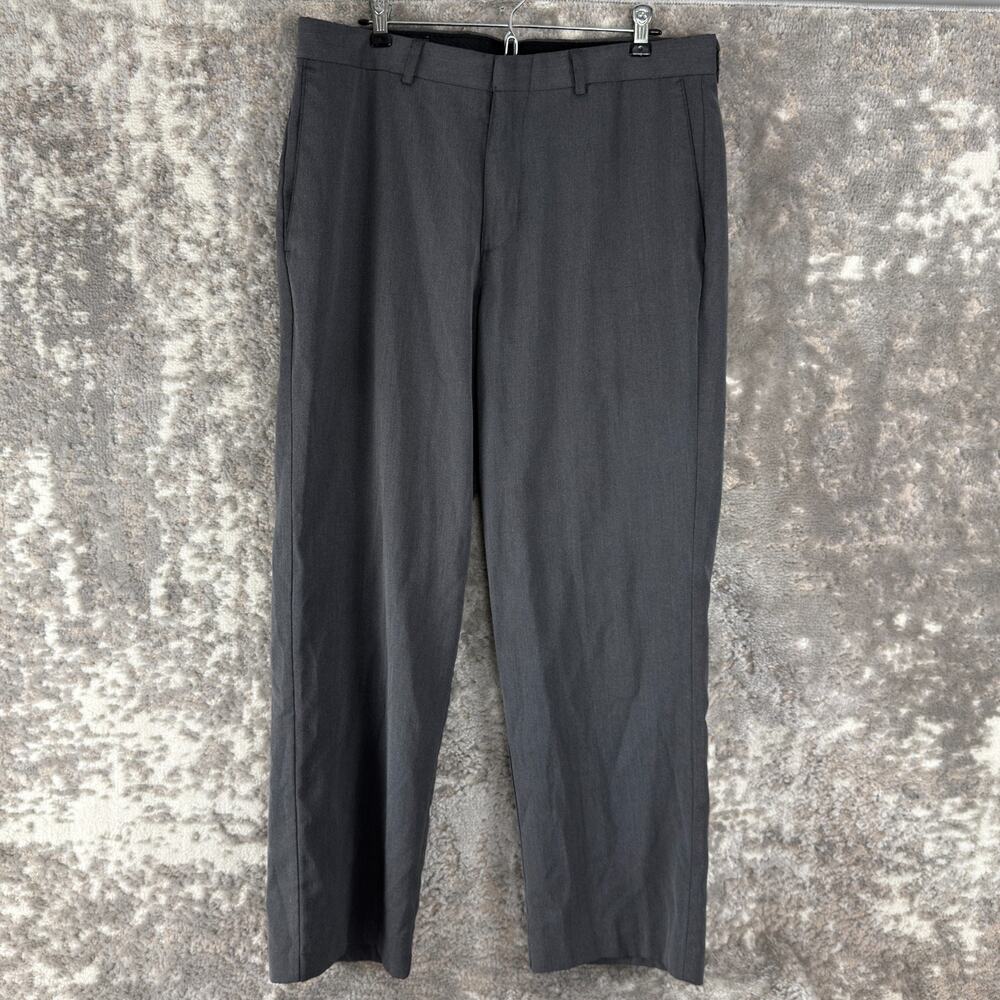 Covington Size 34x29 Career Flat Front Dress Pants Wool Button Zip Straight Leg